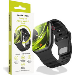 Mobile Origin III Λουράκι Σιλικόνης Black (Apple Watch 42 / 44 / 45 / 46 / 49mm)