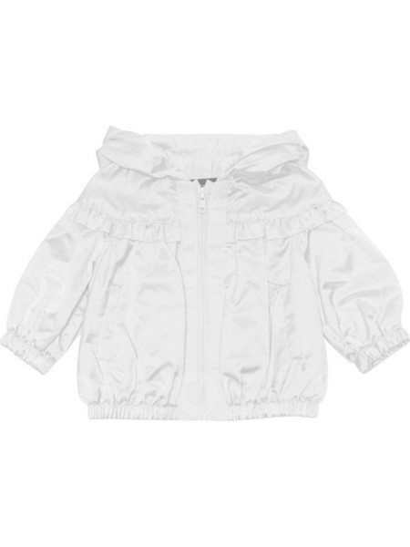Monnalisa Παιδικό Μπουφάν Softshell Αδιάβροχο Λευκό C-CAPPUCCIO