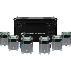 Adj Element H6 Pak Chr Φωτορυθμικό Laser LED PAR DMX Bundles