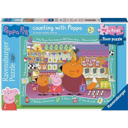 Παιδικό Puzzle Ravensburger Δαπέδου Peppa Pig 16 Κομμάτια 03165