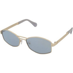 Max & Co MO0139 32X Ανδρικά Γυαλιά Ηλίου Ορθογώνια Μεταλλικά Χρυσά με Μπλε Φακό