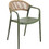Pakoworld Ankara Καρέκλα Κήπου Rattan Χακί 262-000053