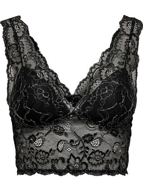 Only Bralette χωρίς Μπανέλα Μαύρο 15244888