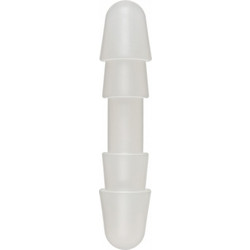 Doc Johnson Vac-U-Lock Frosted Double Up Πρωκτική Σφήνα Λευκή