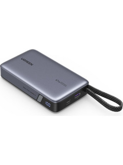 Ugreen PB550/55996B Power Bank 20000mAh 67W με Θύρα USB-A & Θύρα USB-C Quick Charge 3.0 & Power Delivery Grey