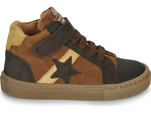 GBB Παιδικά Sneakers Μποτάκια Καφέ Πράσινα AM352-24
