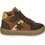 GBB Παιδικά Sneakers Μποτάκια Καφέ Πράσινα AM352-24