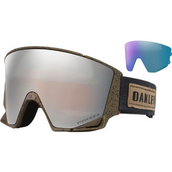 Oakley Flow Scape L OO7145-16 Μάσκα Σκι & Snowboard Ενηλίκων Καφέ με Φακό Καθρέπτη Γκρι