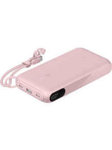 Belkin Boostcharge Power Bank 20000mAh 20W με Θύρα USB-A & 2 Θύρες USB-C Power Delivery Pink