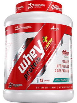 Immortal Nutrition Whey & Creatine Vanilla Blueberry Πρωτεΐνη Ορού Γάλακτος Γράμμωσης 2kg