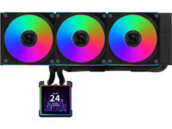Lian Li Hydroshift II LCD-S 360CL Black Υδρόψυξη CPU 120mm RGB για Socket 1700 / 1851 / AM4 / AM5