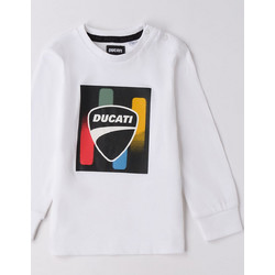 Ducati Παιδικό T-Shirt Μακρυμάνικο Λευκό GF605-0113