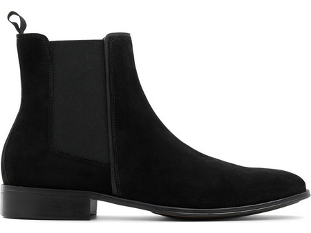 Aldo Criwien Ανδρικά Chelsea Μποτάκια Suede Μαύρα 00058768-14