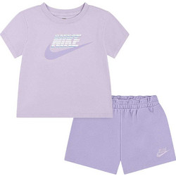 Nike Παιδικό Σετ για Κορίτσι Καλοκαιρινό Λιλά 36N033-P63