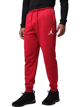 Jordan Air Ανδρικό Παντελόνι Φόρμας Fleece με Λάστιχο Κόκκινο IR0331-687