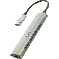 Andowl Q-HU230 USB Hub 3.0 USB-A με 5 Θύρες USB-A