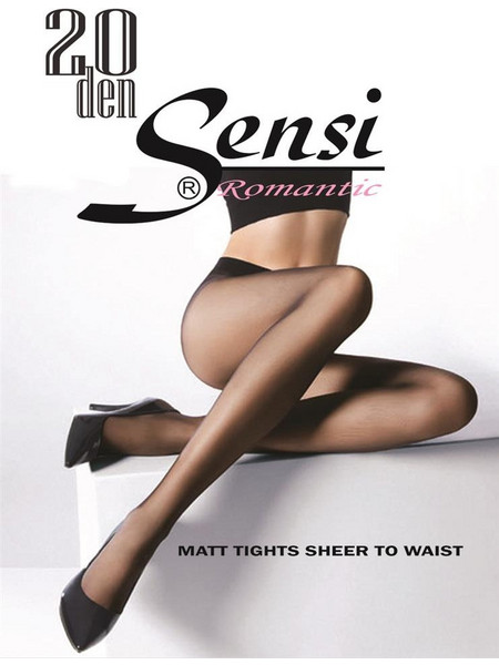 Sensi Romantic Καλσόν 20 Den για Πέδιλα Μαύρο 0530