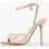 Steve Madden Atheria Γυναικεία Πέδιλα Δερμάτινα Nude με Λεπτό Ψηλό Τακούνι 11003669-856