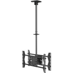Equip 650370 Dual Screen Βάση Τηλεόρασης Οροφής Περιστρεφόμενη με Βραχίονα 32"-65" έως 80kg