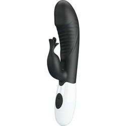 Pretty Love Rasmussen Rabbit Vibrator Black