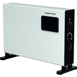 United UHC-929 Θερμοπομπός Δαπέδου 2000W με Θερμοστάτη