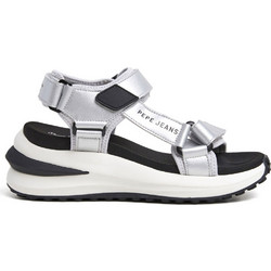 Pepe Jeans Αθλητικά Γυναικεία Σανδάλια Ασημί PLS90706-934
