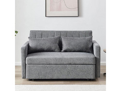 Woodwell TEMPO-W Διθέσιος Καναπές Κρεβάτι Γκρι 140x82x82cm Ε998,4W
