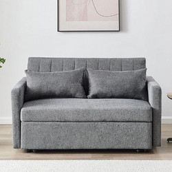 Woodwell TEMPO-W Διθέσιος Καναπές Κρεβάτι Γκρι 140x82x82cm Ε998,4W