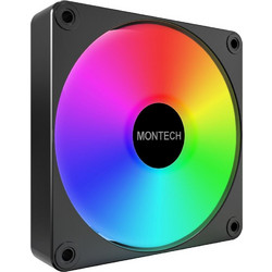Montech GF120R V2 Case Fan 120mm ARGB με Σύνδεση 3-Pin 4-Pin PWM Black