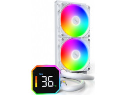Montech Hyperflow Digital 240 White Υδρόψυξη CPU 120mm ARGB για Socket 1200 / 1700 / 1851 / 2011 / 2011-3 / 2066 / AM4 / AM5 / 115x
