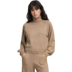 Replay Γυναικεία Πλεκτή Μπλούζα Ζιβάγκο Καφέ DK3904.000.G23372.618