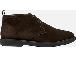 Geox EC17 Ανδρικά Μποτάκια Suede Σοκολατί U56LAD00022C6006