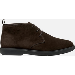 Geox EC17 Ανδρικά Μποτάκια Suede Σοκολατί U56LAD00022C6006