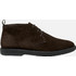 Geox EC17 Ανδρικά Μποτάκια Suede Σοκολατί U56LAD00022C6006