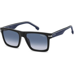 Carrera CA378/S D51/08 Ανδρικά Γυαλιά Ηλίου Τετράγωνα Κοκάλινα Μαύρα με Μπλε Φακό