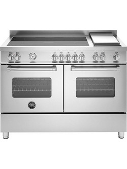 Bertazzoni MAS125I2EXT Κουζίνα Ηλεκτρική με Επαγωγικές Εστίες 119.5cm