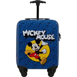 Samsonite Mickey Happy 154944-A651 Παιδική Βαλίτσα Καμπίνας 45x33x20cm με 4 Ρόδες Μπλε