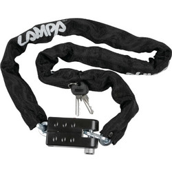 Lampa Snake Αντικλεπτική Αλυσίδα Μηχανής με Κλειδαριά 100cm 5.5mm Μαύρη
