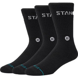 Stance Ανδρικές Κάλτσες Ψηλές με Σχέδια Μαύρες 3Pack A556C25ORN-BLK