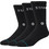 Stance Ανδρικές Κάλτσες Ψηλές με Σχέδια Μαύρες 3Pack A556C25ORN-BLK