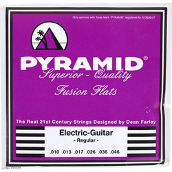 Pyramid Fusion Flats FF1046 Σετ 6 Χορδές Ηλεκτρικής Κιθάρας Pure Nickel 10-46" Normal Tension