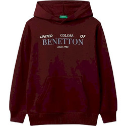 Benetton Παιδικό Φούτερ με Κουκούλα Μπορντό 3J68C204V-129
