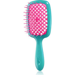 Janeke Superbrush Small Βούρτσα Μαλλιών για Ξεμπέρδεμα Τιρκουάζ Φούξια