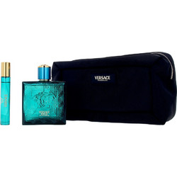 Versace Eros Eau de Parfum 100ml + 10ml + Toiletry Bag