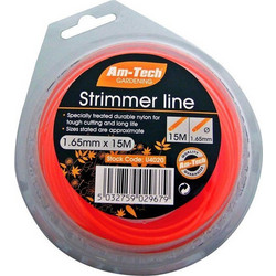 Am-Tech AM-U4020-1 Μεσινέζα Στρογγυλή 1.65mm x 15m