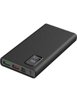 Platinet PMPB10WQC726B Power Bank 10000mAh 22.5W με Θύρα USB-C Quick Charge 3.0 & Power Delivery Black