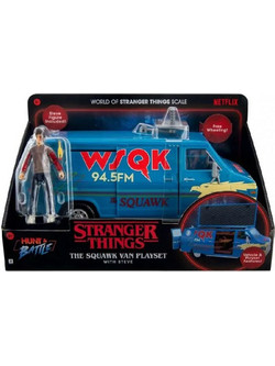 Jazwares Stranger Things The Squawk Van WSQK with Steve Harrington Φιγούρα Δράσης για 8+ Ετών