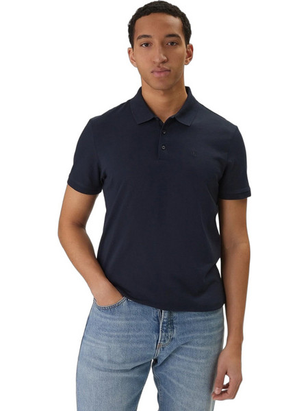Calvin Klein Ανδρική Μπλούζα Polo Κοντομάνικη Navy Μπλε LV04RD255G-CEF