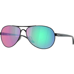 Oakley OO4079 53 Ανδρικά Γυαλιά Ηλίου Aviator Μεταλλικά Μαύρα με Πράσινο Φακό