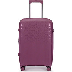 Amber AM1017 Βαλίτσα Μεσαία 66x42x25cm με 4 Ρόδες Μωβ